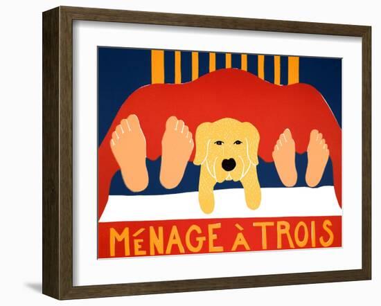 Menage Yell-Stephen Huneck-Framed Giclee Print