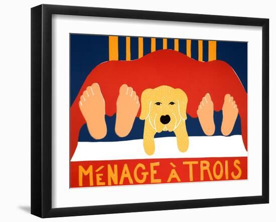 Menage Yell-Stephen Huneck-Framed Giclee Print