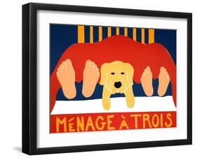 Menage Yell-Stephen Huneck-Framed Giclee Print