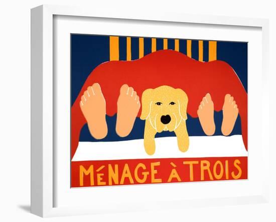 Menage Yell-Stephen Huneck-Framed Giclee Print