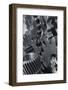 Menagerie Of Cogwheels, Gears Connecting In Black And White-lagardie-Framed Photographic Print