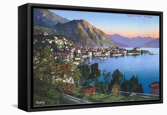 Menaggio, Lake Como, Italy-null-Framed Stretched Canvas