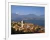 Menaggio, Lake Como, Lombardy, Italy, Europe-Charles Bowman-Framed Photographic Print