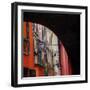 Menaggio Lanterns, 2012-Helen White-Framed Giclee Print