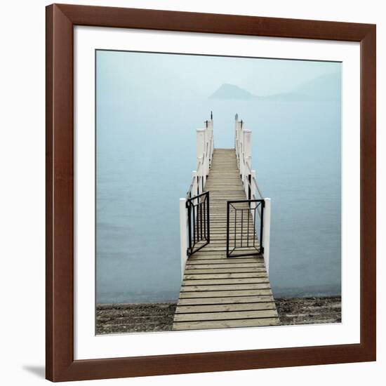Menaggio Pier-Alan Blaustein-Framed Photographic Print