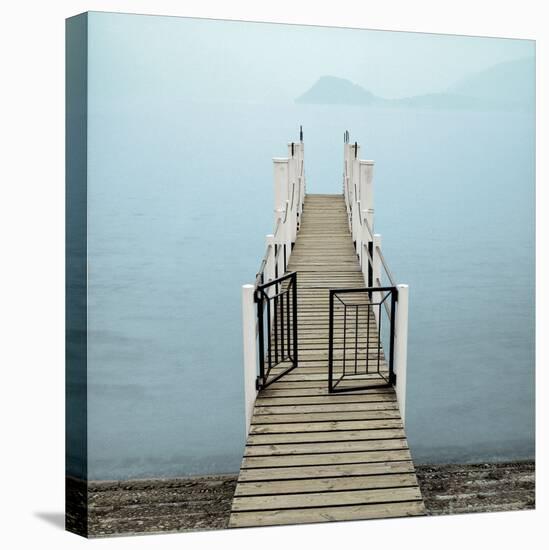 Menaggio Pier-Alan Blaustein-Stretched Canvas