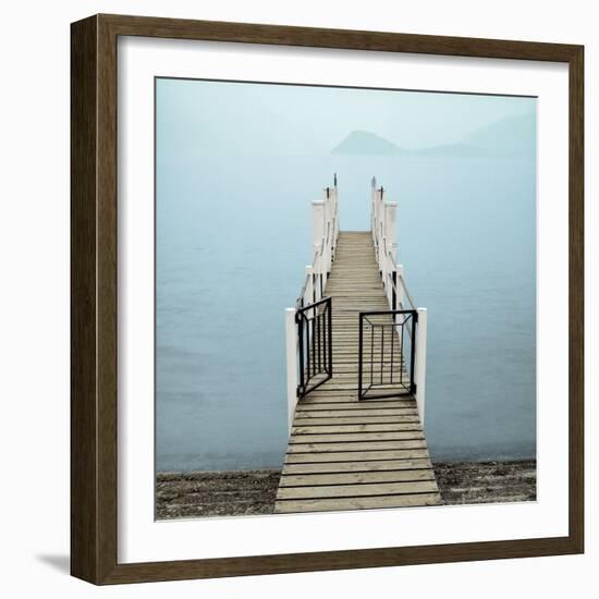 Menaggio Pier-Alan Blaustein-Framed Photographic Print