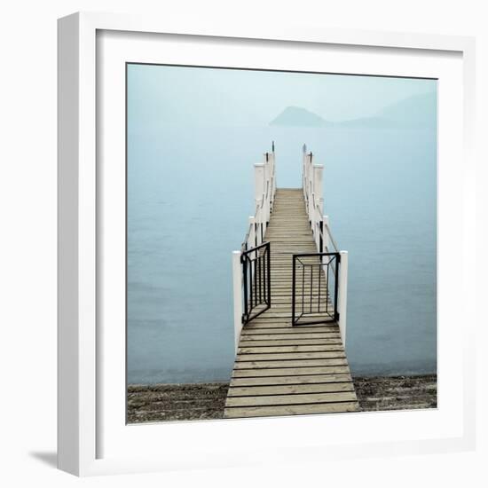 Menaggio Pier-Alan Blaustein-Framed Photographic Print