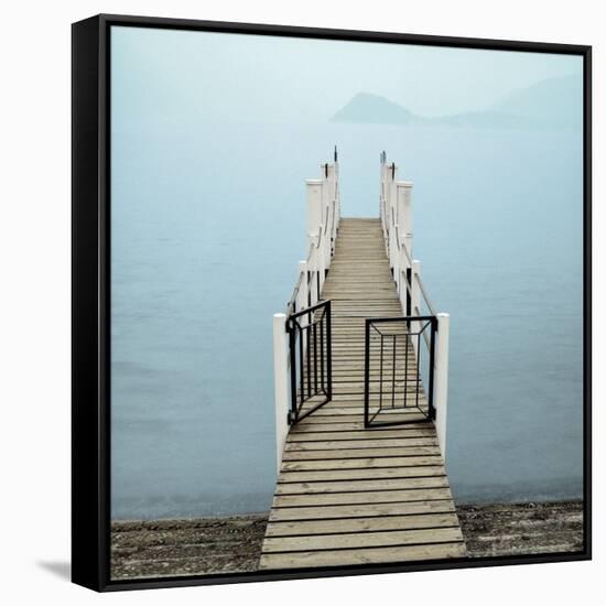 Menaggio Pier-Alan Blaustein-Framed Stretched Canvas