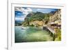 Menaggio Scenic On Lake Como-George Oze-Framed Photographic Print