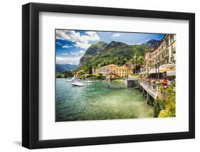 Menaggio Scenic On Lake Como-George Oze-Framed Photographic Print