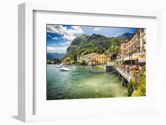 Menaggio Scenic On Lake Como-George Oze-Framed Photographic Print