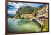 Menaggio Scenic On Lake Como-George Oze-Framed Photographic Print