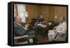 Menahem Begin Jimmy Carter and Anwar Sadat at Camp David Summit, 1978-null-Framed Stretched Canvas