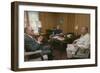 Menahem Begin Jimmy Carter and Anwar Sadat at Camp David Summit, 1978-null-Framed Photo