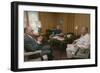 Menahem Begin Jimmy Carter and Anwar Sadat at Camp David Summit, 1978-null-Framed Photo