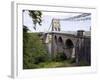 Menai Bridge, Anglesey, North Wales, Wales, United Kingdom, Europe-Raj Kamal-Framed Photographic Print