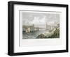 Menai Bridge (From the Anglesea Sid), 1830-Thomas Barber-Framed Giclee Print
