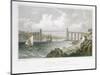 Menai Bridge (From the Anglesea Sid), 1830-Thomas Barber-Mounted Giclee Print