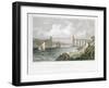 Menai Bridge (From the Anglesea Sid), 1830-Thomas Barber-Framed Giclee Print