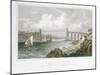 Menai Bridge (From the Anglesea Sid), 1830-Thomas Barber-Mounted Giclee Print