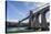 Menai Bridge Spanning the Menai Strait, Anglesey, Wales, United Kingdom, Europe-Charlie Harding-Stretched Canvas