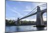 Menai Bridge Spanning the Menai Strait, Anglesey, Wales, United Kingdom, Europe-Charlie Harding-Mounted Photographic Print