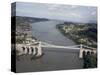 Menai Bridge, Wales, United Kingdom-Adam Woolfitt-Stretched Canvas