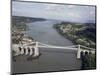 Menai Bridge, Wales, United Kingdom-Adam Woolfitt-Mounted Photographic Print