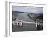 Menai Bridge, Wales, United Kingdom-Adam Woolfitt-Framed Photographic Print