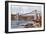 Menai Suspension Bridge, Bangor-Alfred Robert Quinton-Framed Giclee Print