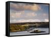 Menai Suspension Bridge Built by Thomas Telford in 1826, Anglesey, North Wales, UK-Pearl Bucknall-Framed Stretched Canvas