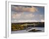 Menai Suspension Bridge Built by Thomas Telford in 1826, Anglesey, North Wales, UK-Pearl Bucknall-Framed Photographic Print