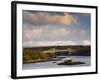 Menai Suspension Bridge Built by Thomas Telford in 1826, Anglesey, North Wales, UK-Pearl Bucknall-Framed Photographic Print