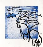Sheep Portfolio 1-Menashe Kadishman-Collectable Print
