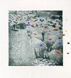 Sheep Portfolio 7-Menashe Kadishman-Collectable Print