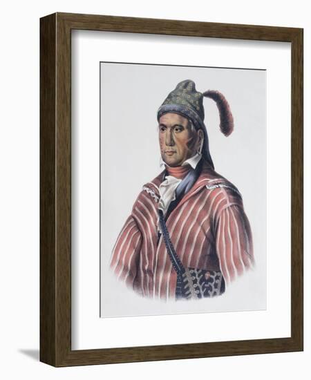 Menawa (Oakfuskee Chief)-Charles Bird King-Framed Giclee Print