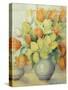 Mendel and Darwin Tulips on a Window Sill-Karen Armitage-Stretched Canvas