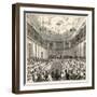 Mendelssohn Conducts His Own Music at the Leipzig Gewandhaus-null-Framed Art Print