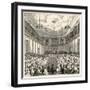 Mendelssohn Conducts His Own Music at the Leipzig Gewandhaus-null-Framed Art Print