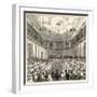 Mendelssohn Conducts His Own Music at the Leipzig Gewandhaus-null-Framed Art Print