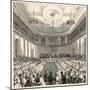 Mendelssohn Conducts His Own Music at the Leipzig Gewandhaus-null-Mounted Art Print