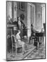 Mendelssohn Playing before Queen Victoria-null-Mounted Giclee Print