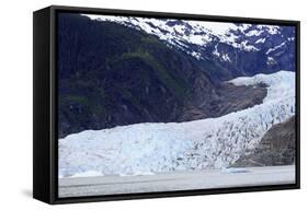 Mendenhall Glacier, Juneau, Alaska, United States of America, North America-Richard Cummins-Framed Stretched Canvas