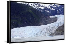 Mendenhall Glacier, Juneau, Alaska, United States of America, North America-Richard Cummins-Framed Stretched Canvas