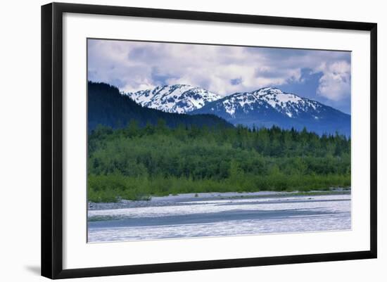 Mendenhall Glacier Lake, Juneau, Alaska, United States of America, North America-Richard Cummins-Framed Photographic Print