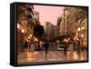 Mendez Nunez Rambla in the Evening, Alicante, Valencia Province, Spain, Europe-Guy Thouvenin-Framed Stretched Canvas