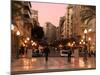 Mendez Nunez Rambla in the Evening, Alicante, Valencia Province, Spain, Europe-Guy Thouvenin-Mounted Photographic Print