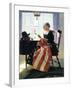 Mending the Flag-Norman Rockwell-Framed Giclee Print