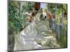 Mending the Sail-Joaqu?n Sorolla y Bastida-Mounted Premium Giclee Print